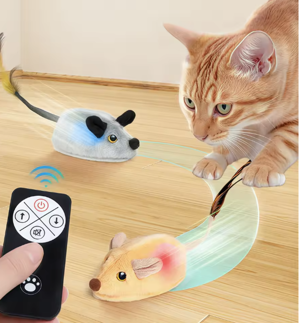 Engaging Automatic Sensing Moving Mouse: Interactive Cat Toy for Endless Fun!