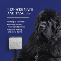 Professional Grooming Made Easy: Baby K Dog Slicker Brush for Effortless Fluffing and Detangling in Black
