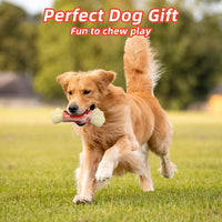 Durable Beef Flavor Chew Toy for Large Aggressive Chewers - Indestructible Nylon Bone for Happy Dogs